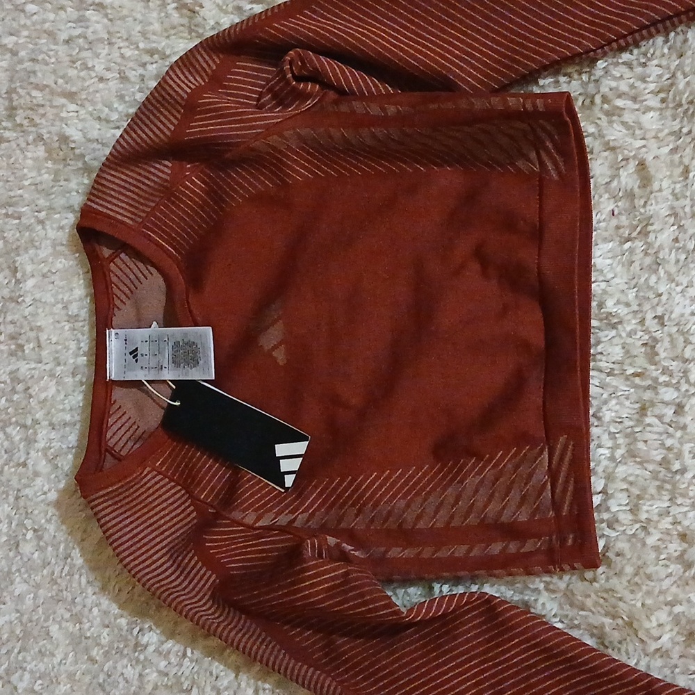 NWT ADIDAS CROP SHIRT